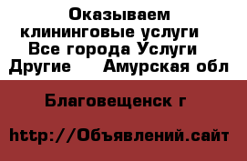 Оказываем клининговые услуги! - Все города Услуги » Другие   . Амурская обл.,Благовещенск г.